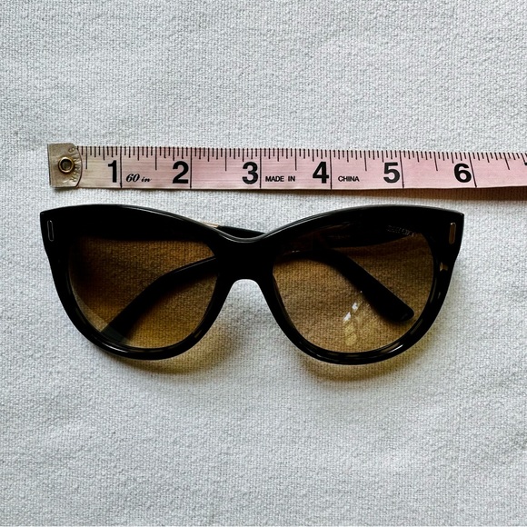 Jimmy Choo half black half tortoise gold embellished sunglasses - Picture 8 of 9